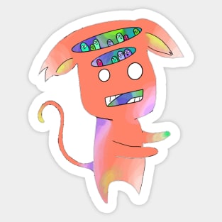 Monster Party Sticker